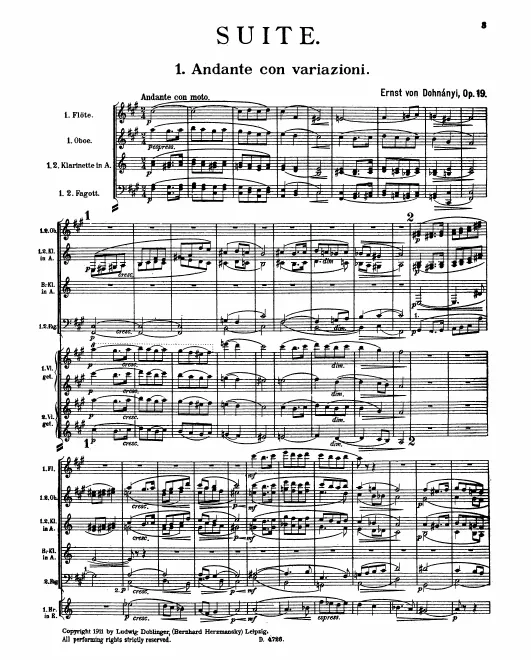 First page of Suite