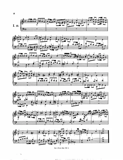 First page of Magnificat Fugue