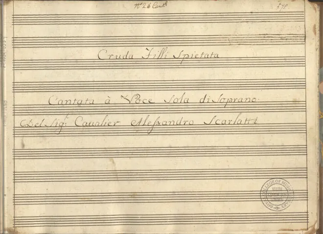 First page of Cruda Filli spietata