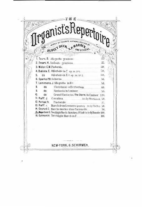 First page of Fackeltanz No.1