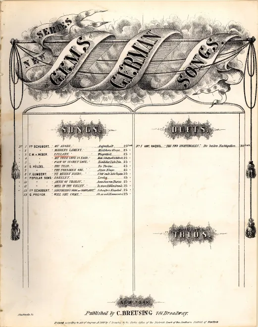 First page of 5 Songs and a Canon