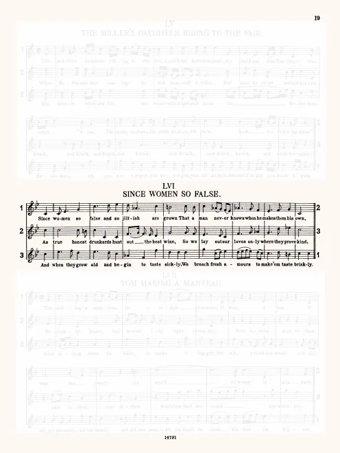 First page of Since Women So False