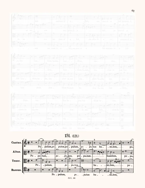 First page of Populum humilem