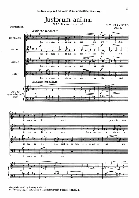 First page of 3 Motets