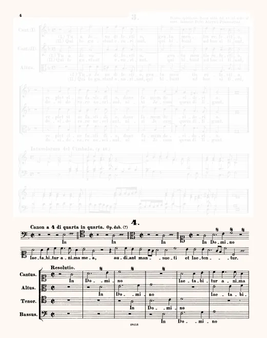 First page of In Domino laetabitur