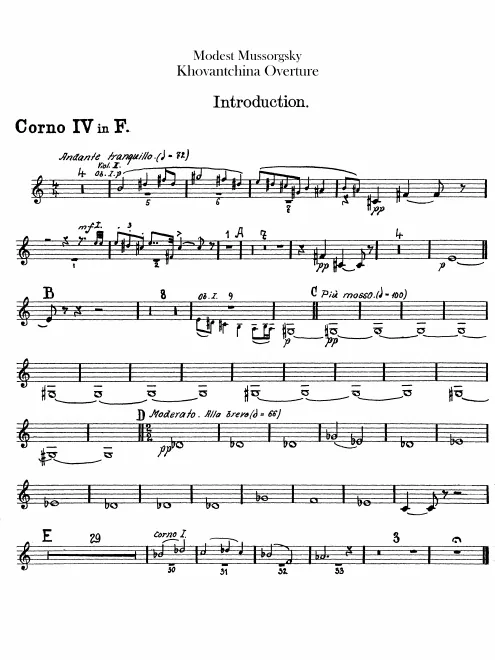 Horn 4 (F)
