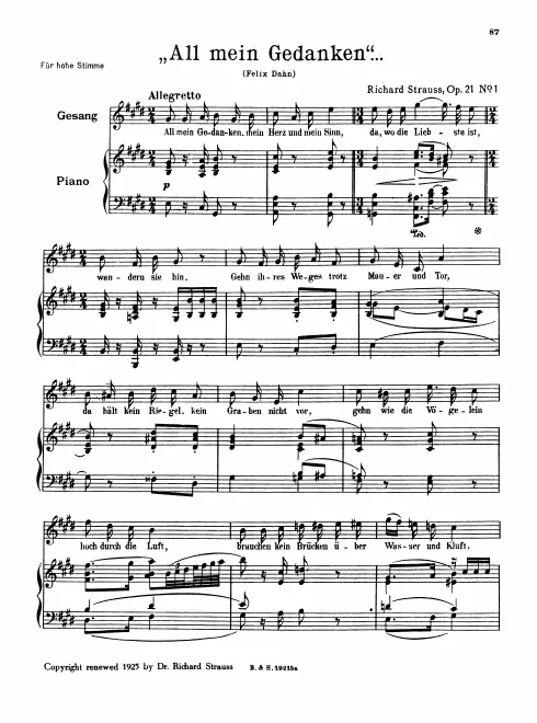First page of Schlichte Weisen
