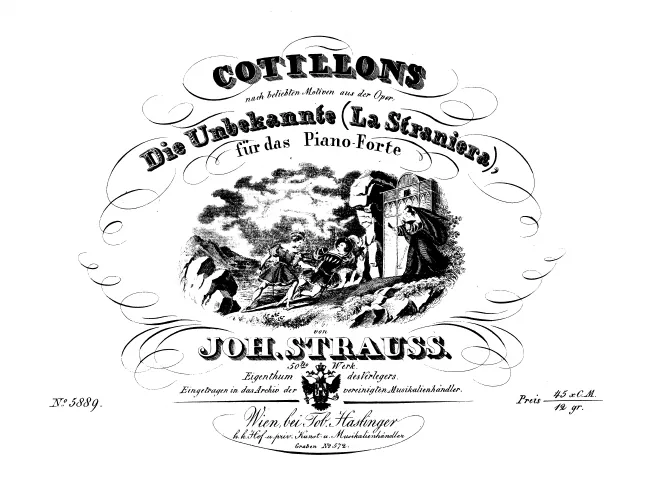 First page of Cotillons