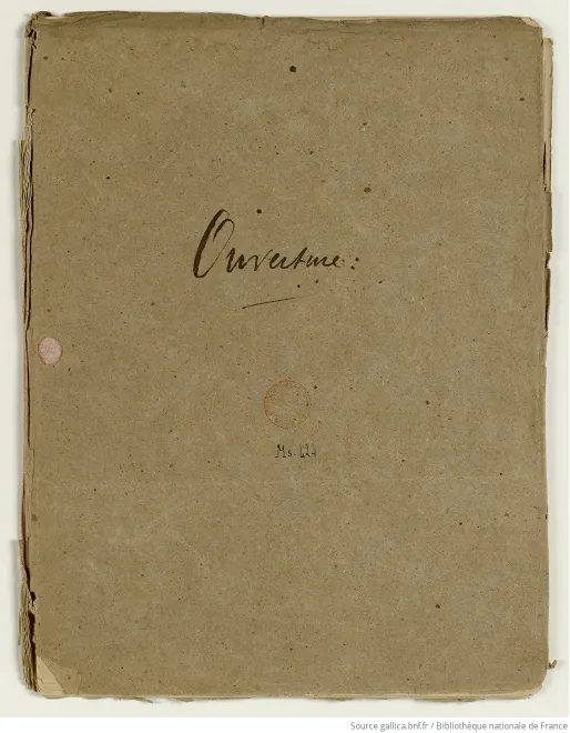 First page of Overture in A