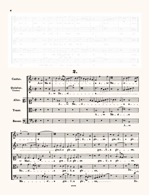 First page of Ave Maria