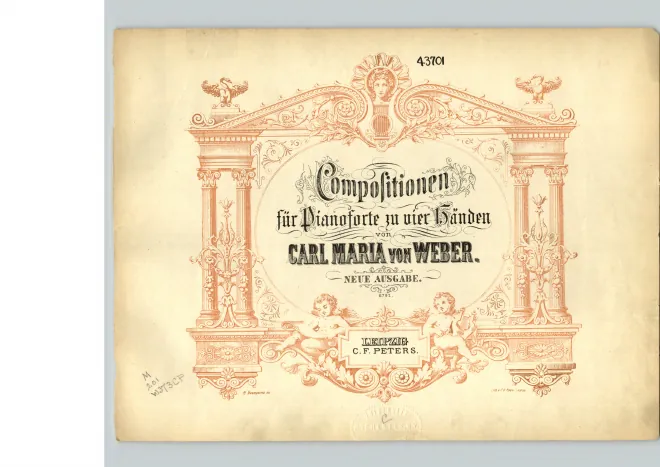 First page of 6 Petites pièces faciles pour piano à 4 mains
