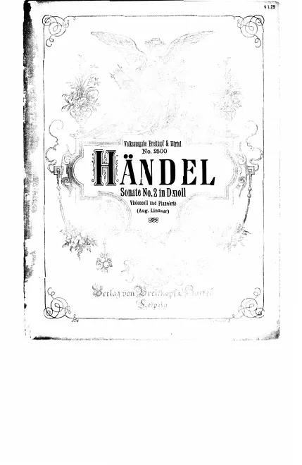 First page of Concerto Grosso in D minor