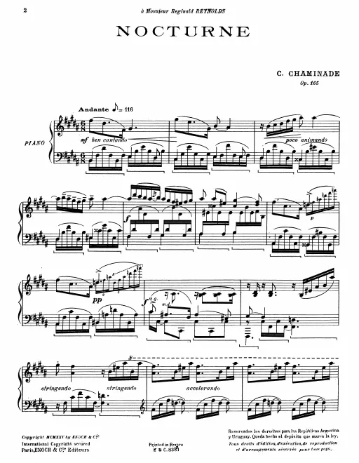 First page of Nocturne