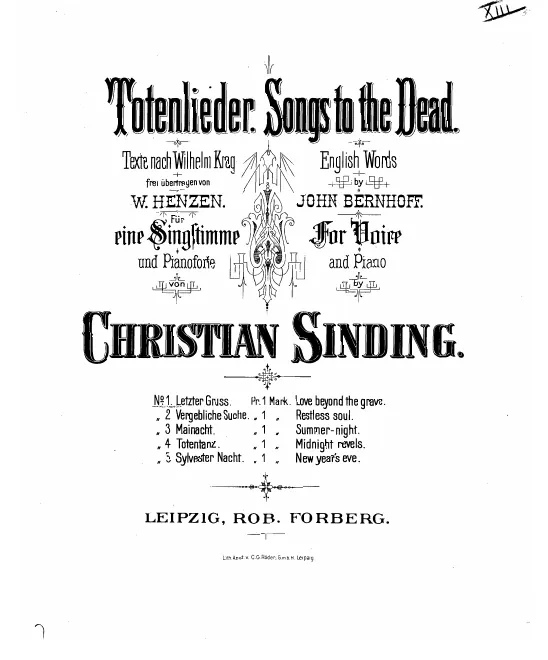 First page of Galmandssange