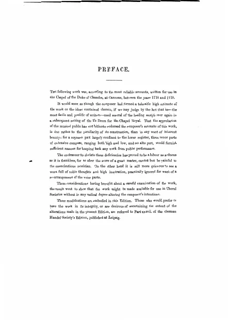 First page of Te Deum in B-flat major