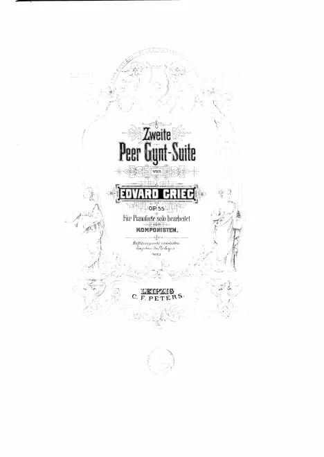 First page of Peer Gynt Suite No.2