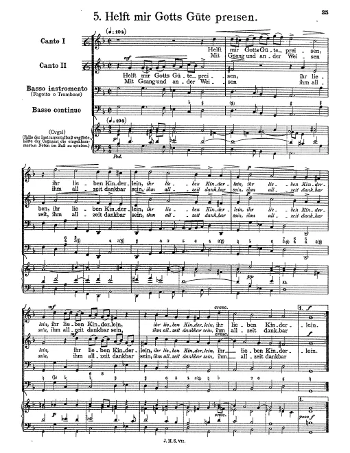 First page of Helft mir Gotts Güte preisen