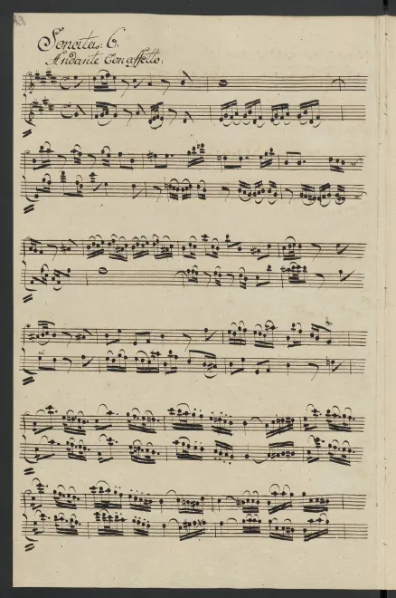 First page of Duet for 2 Flutes