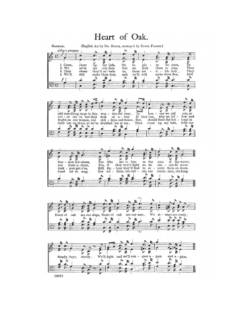 First page of Heart of Oak