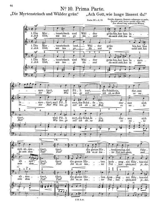 First page of Die Myrtensträuch und Wälder grün