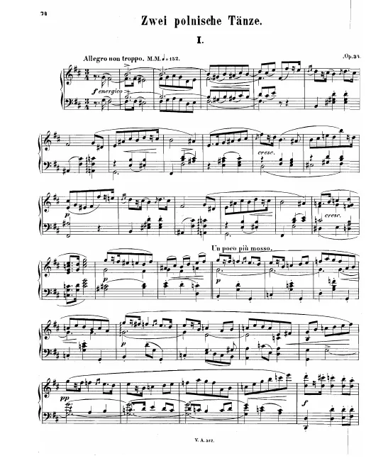 First page of 2 Polish Dances