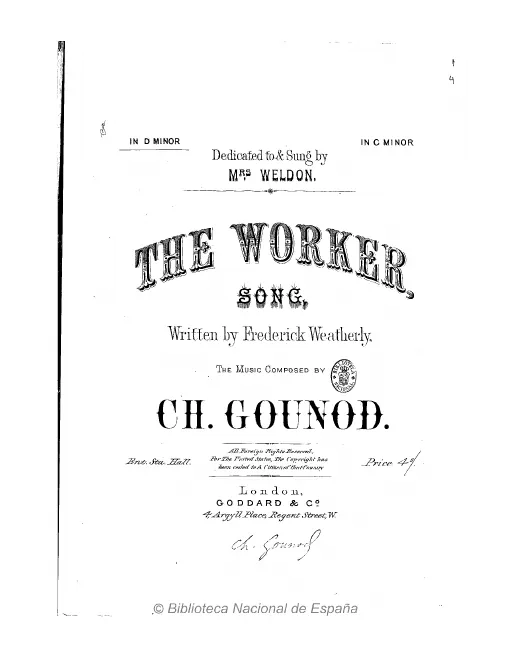 First page of The Worker
