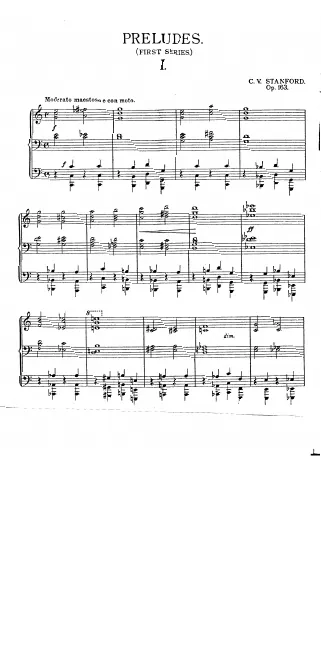 First page of Preludes