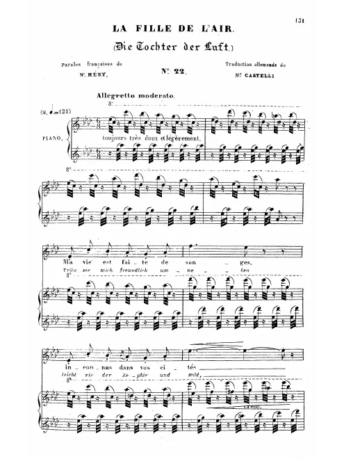 First page of La fille de l’air