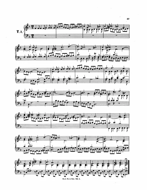 First page of Magnificat Fugue