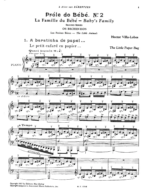 First page of A prole do bebê No.2