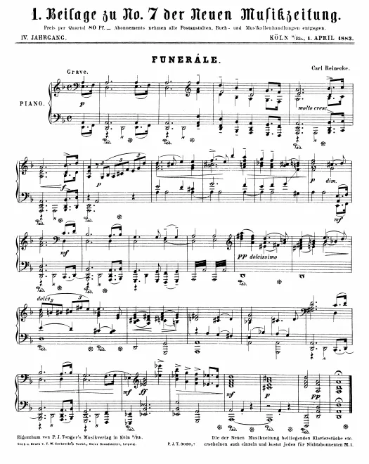First page of Funerále