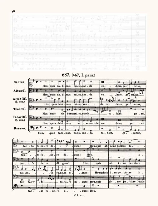 First page of Heu quos dabimus miseranda