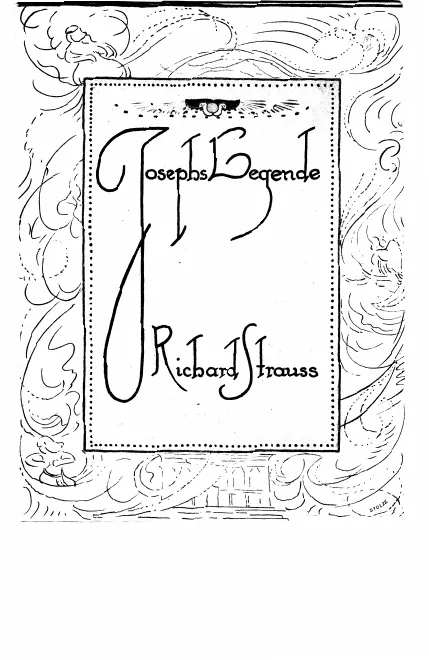 First page of Josephs-Legende