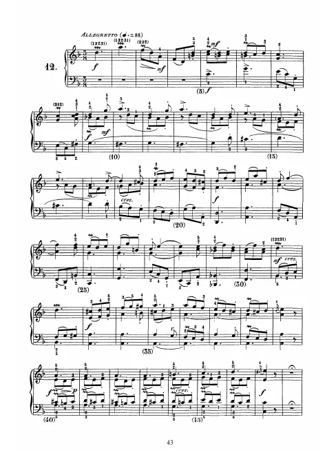 First page of Keyboard Sonata in D minor