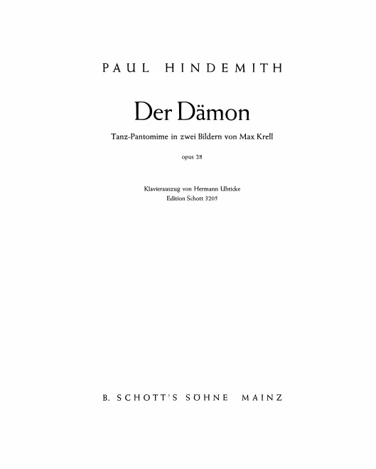 First page of The Demon