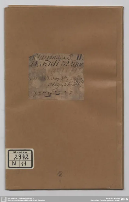 First page of Suite in B-flat major