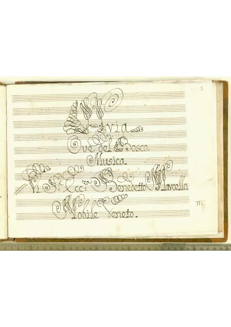 First page of Calisto in Orsa