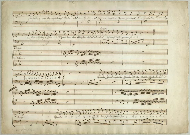 First page of Hier finde ich ein unvergleichlich Stücke