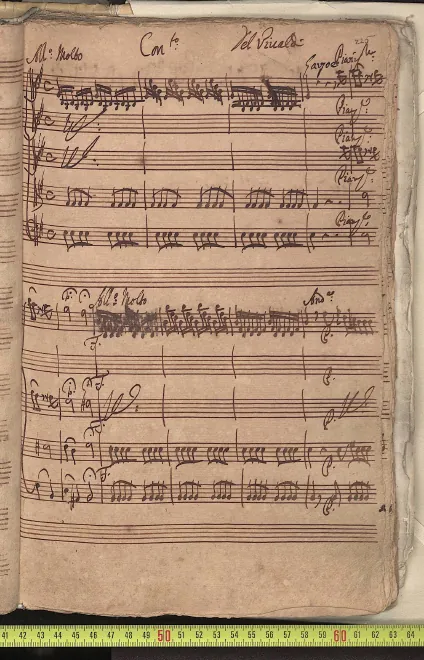 First page of Violin Concerto in E minor