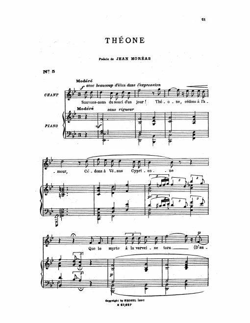 First page of Théone