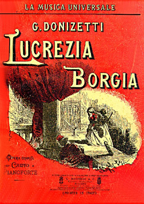 First page of Lucrezia Borgia