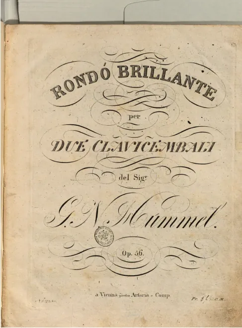 First page of Rondo Brillant
