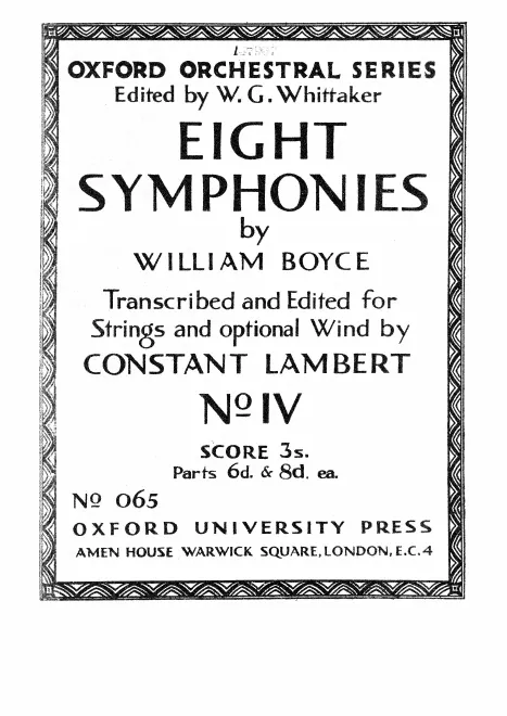 First page of Symphony No.4