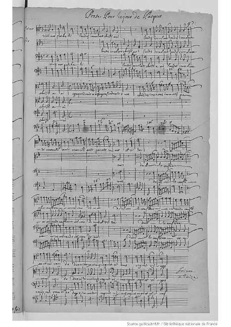 First page of Victimae paschali laudes