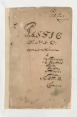 First page of St. Luke Passion