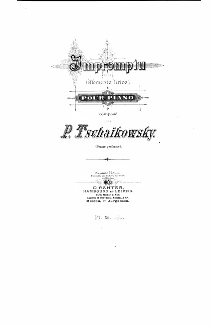 First page of Moment lyrique