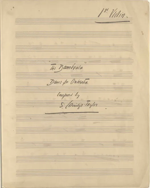 First page of The Bamboula