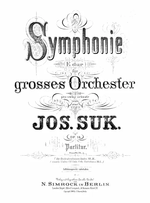 First page of Symphony No.1