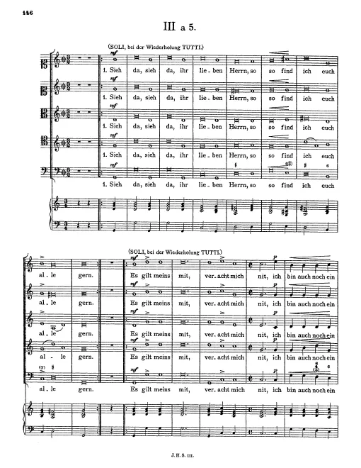 First page of Sieh da, sieh da, ihr leiben Herrn