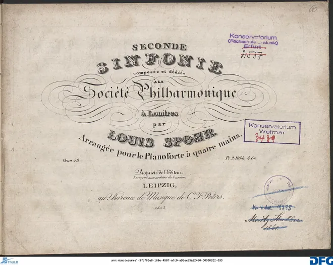 First page of Symphony No.2